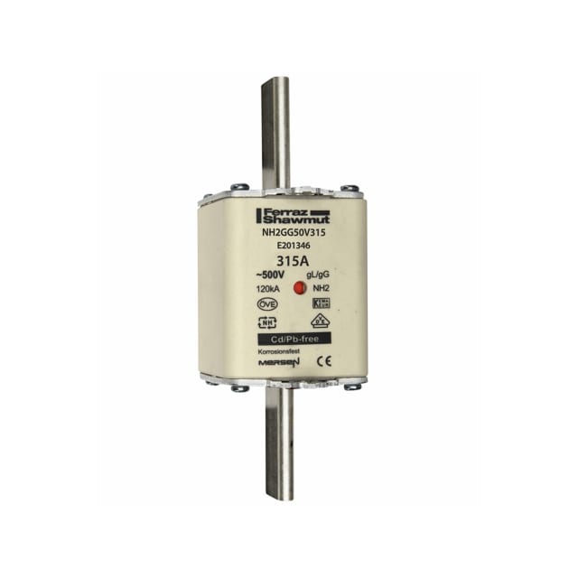 Mersen - Fusibles à couteau taille 2 gG 500V 315A - E201346 Mersen - Fusibles à couteau taille 2 gG 500V 315A - E201346