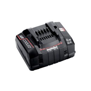 Chargeur de batterie noir et compact avec indicateur Air Cooled et base de recharge pour outils électroportatifs
