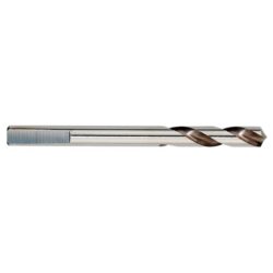 Foret pilote HSS-G 6,35 mm pour scie cloche avec queue hexagonale et pointe hélicoïdale
