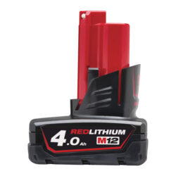 Batterie lithium-ion 12V 4,0 Ah M12, configuration visible