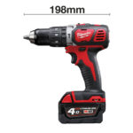 Milwaukee - Perceuse à percussion M18 BPD-402C + 2x 4,0Ah 18V Li-ion + chargeur - 4933443520 – Image 3