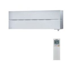 Unité intérieure murale blanche avec télécommande pour climatisation