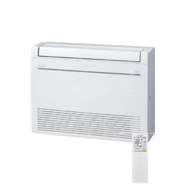 Mitsubishi Electric VLOERUNIT MFZ-KT console compacte Unité intérieure console compacte blanche avec grille frontale et commande murale