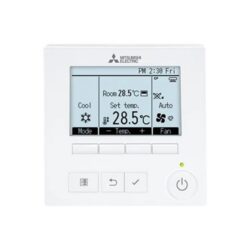 Mitsubishi Electric - PAR-41MAA Télécommande à câble avec fonction minuterie hebdomadaire incluse - PAR-41MAA