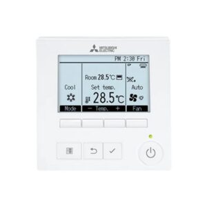 Mitsubishi Electric - PAR-41MAA Télécommande à câble avec fonction minuterie hebdomadaire incluse - PAR-41MAA