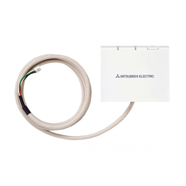 Mitsubishi Electric PAR-WR51R-E Récepteur radio filaire Récepteur radio filaire blanc avec câble de liaison pour pompe à chaleur