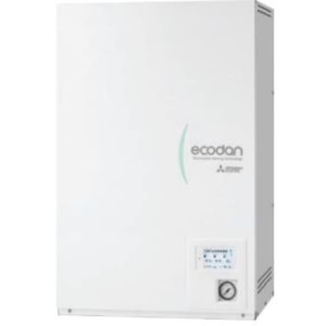 Mitsubishi Electric Hydrobox Split Réversible ERSF VM6E Hydrobox blanc mural avec panneau de commande frontal et grille latérale pour pompe à chaleur air eau