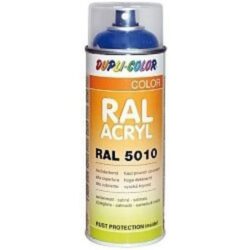 Détails visibles de Peinture aérosol acrylique RAL 5010 bleu brillant pour Peinture aérosol