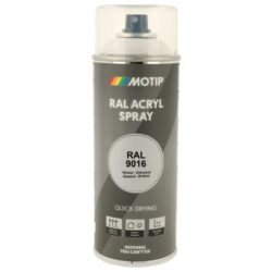 Motip - MOTIP PEINTURE RAL INDUSTRIAL BLANC SIGNALISATION 400 ML - MOT07037