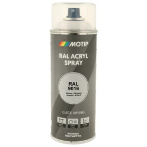 Motip - MOTIP PEINTURE RAL INDUSTRIAL BLANC SIGNALISATION 400 ML - MOT07037