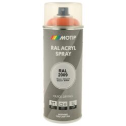 Détails visibles de Peinture aérosol RAL 2009 orange signalisation pour Peinture aérosol