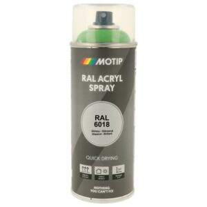 Motip - MOTIP PEINTURE RAL INDUSTRIAL VERT JAUNE RAL 6018 400 ML - MOT07127
