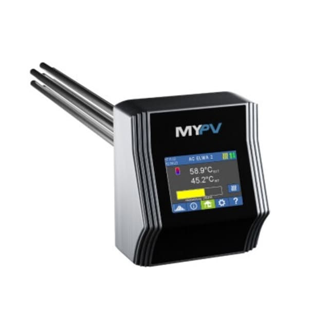 My-PV AC ELWA 2 Ethernet Chauffe-eau photovoltaïque avec écran tactile et trois sondes métalliques