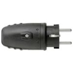 N & L - N&L Fiche mâle caoutchouc IP44 - NL2495
