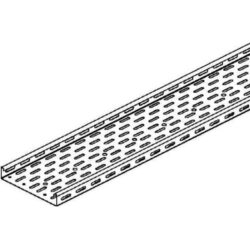 Détails visibles de Chemin de câbles avec éclisse en U 3 m 35x150 RL 35.150 pour Chemins de câbles métalliques