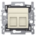 NIKO - 2 CONN. RJ45 UTP CAT5E + FINITION