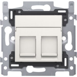 NIKO - 2 CONNEXIONS RJ45 UTP CAT5E + FINITION