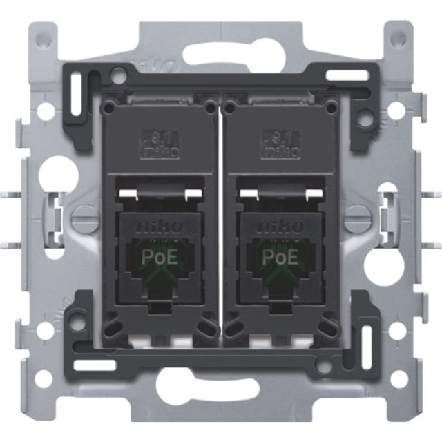 NIKO - 2 CONNEXIONS RJ45 UTP CAT5E NIKO - 2 CONNEXIONS RJ45 UTP CAT5E