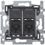 NIKO - 2 CONNEXIONS RJ45 UTP CAT5E