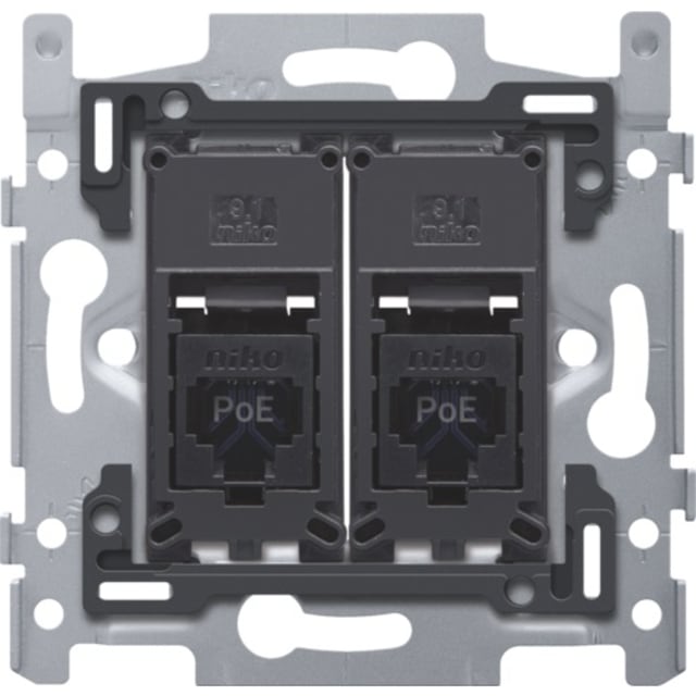 NIKO - 2 RJ45 UTP CAT6 POE NIKO - 2 RJ45 UTP CAT6 POE