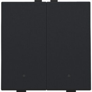 NIKO - 2-voudige drukknop met leds en comfortsensoren Niko Home Control