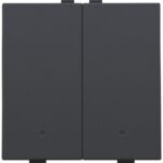 NIKO - BOUTON-POUSSOIR DOUBLE AVEC LED ET CAPTEURS DE CONFORT - 122-52202