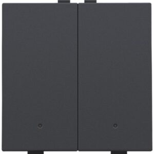 NIKO - BOUTON-POUSSOIR DOUBLE AVEC LED ET CAPTEURS DE CONFORT - 122-52202