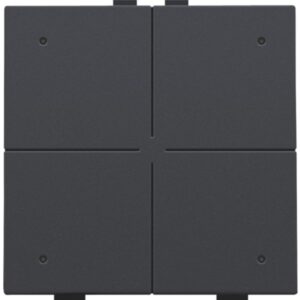 NIKO - BOUTON-POUSSOIR QUADRUPLE AVEC LED ET CAPTEURS DE CONFORT - 122-52204