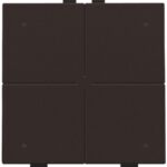 NIKO - BOUTON-POUSSOIR QUADRUPLE AVEC LED ET CAPTEURS DE CONFORT - 124-52204