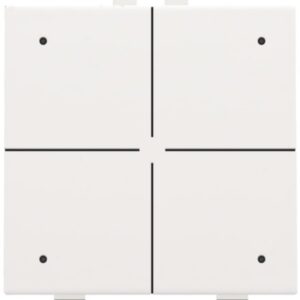 NIKO - BOUTON-POUSSOIR QUADRUPLE AVEC LED ET CAPTEURS DE CONFORT - 154-52204