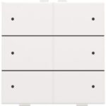 NIKO - BOUTON-POUSSOIR SEXTUPLE AVEC LED ET CAPTEURS DE CONFORT - 154-52206