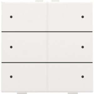 NIKO - BOUTON-POUSSOIR SEXTUPLE AVEC LED ET CAPTEURS DE CONFORT - 154-52206