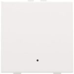 NIKO - BOUTON-POUSSOIR SIMPLE AVEC LED ET CAPTEURS DE CONFORT - 154-52201