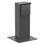 NIKO - Borne de jardin avec 1x prise 2P+T et plaque de base