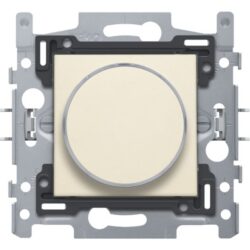 NIKO - Bouton poussoir 6A 250V AC avec anneau translucide et LED ambre