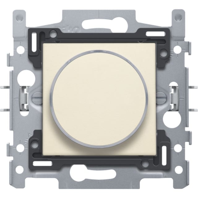 NIKO - Bouton poussoir 6A 250V AC avec anneau translucide et LED ambre NIKO - Bouton poussoir 6A 250V AC avec anneau translucide et LED ambre
