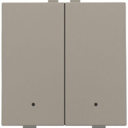 NIKO - Bouton-poussoir double avec LED et capteurs de confort