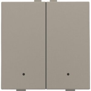 NIKO - Bouton-poussoir double avec LED et capteurs de confort