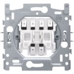 NIKO - Bouton-poussoir x2 N.O. ou N.F. avec 4 bornes de raccord 10A /250 bornes enfich - 170-05005