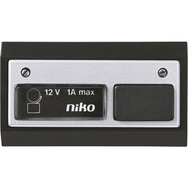 NIKO - Bouton sonnerie 12V AC 1A NIKO - Bouton sonnerie 12V AC 1A