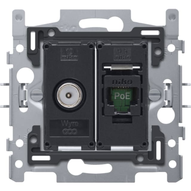 NIKO - COAX + CONN RJ45 + UTP - 170-66358 NIKO - COAX + CONN RJ45 + UTP - 170-66358