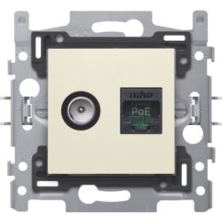 NIKO - COAX + CONN. RJ45 UTP - 100-66158