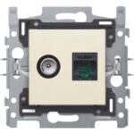 NIKO - COAX + CONN. RJ45 UTP - 100-66258