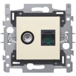 NIKO - COAX + CONN. RJ45 UTP - 100-66258