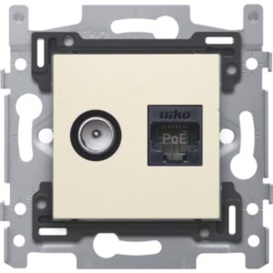 NIKO - COAX + CONN. RJ45 UTP - 100-66358