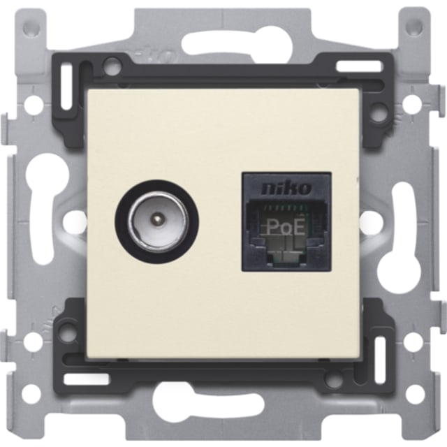 NIKO - COAX + CONN. RJ45 UTP - 100-66358 NIKO - COAX + CONN. RJ45 UTP - 100-66358