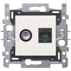 NIKO - COAX + CONN. RJ45 UTP - 101-66158