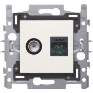 NIKO - COAX + CONN. RJ45 UTP - 101-66158