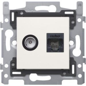 NIKO - COAX + RJ45-raccord - 101-66358