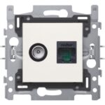 NIKO - CONN. COAX+RJ45 UTP CAT6 - 101-66258